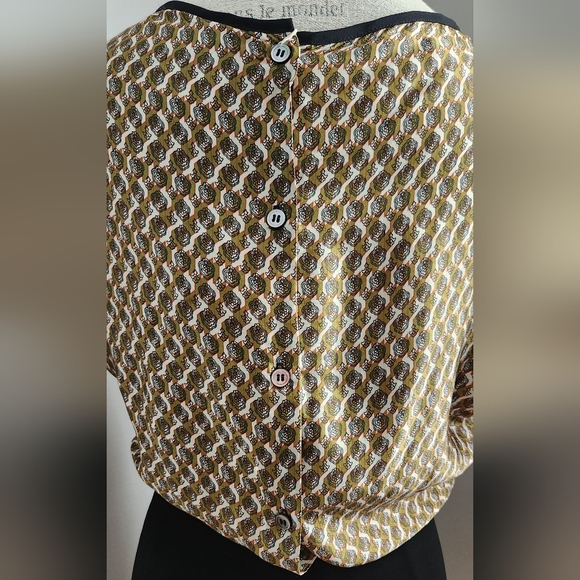 MICHELLE WINDHEUSER Mixed fabric dress in size 6 - Picture 7 of 16